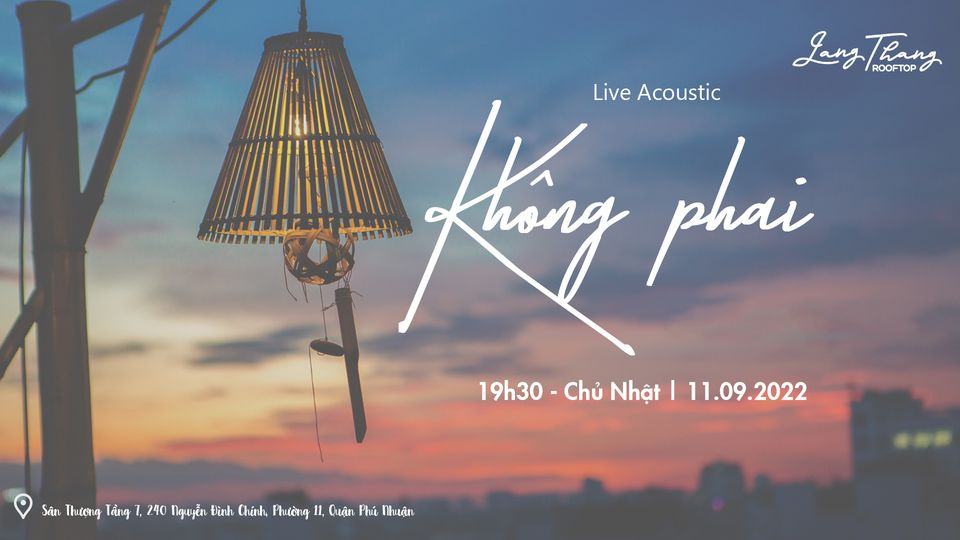 Lang Thang Rooftop Live Acoustic: "Không phai" 11/09