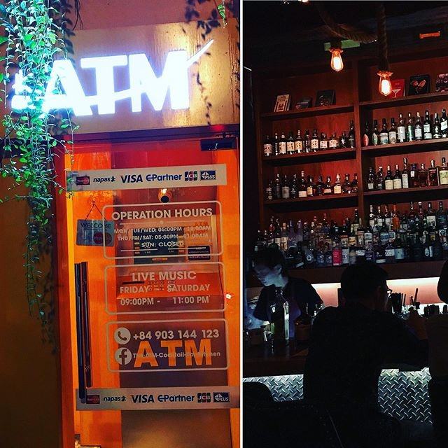 Đi đu đưa tại the ATM cocktail bar & kitchen - top speakeasy bar