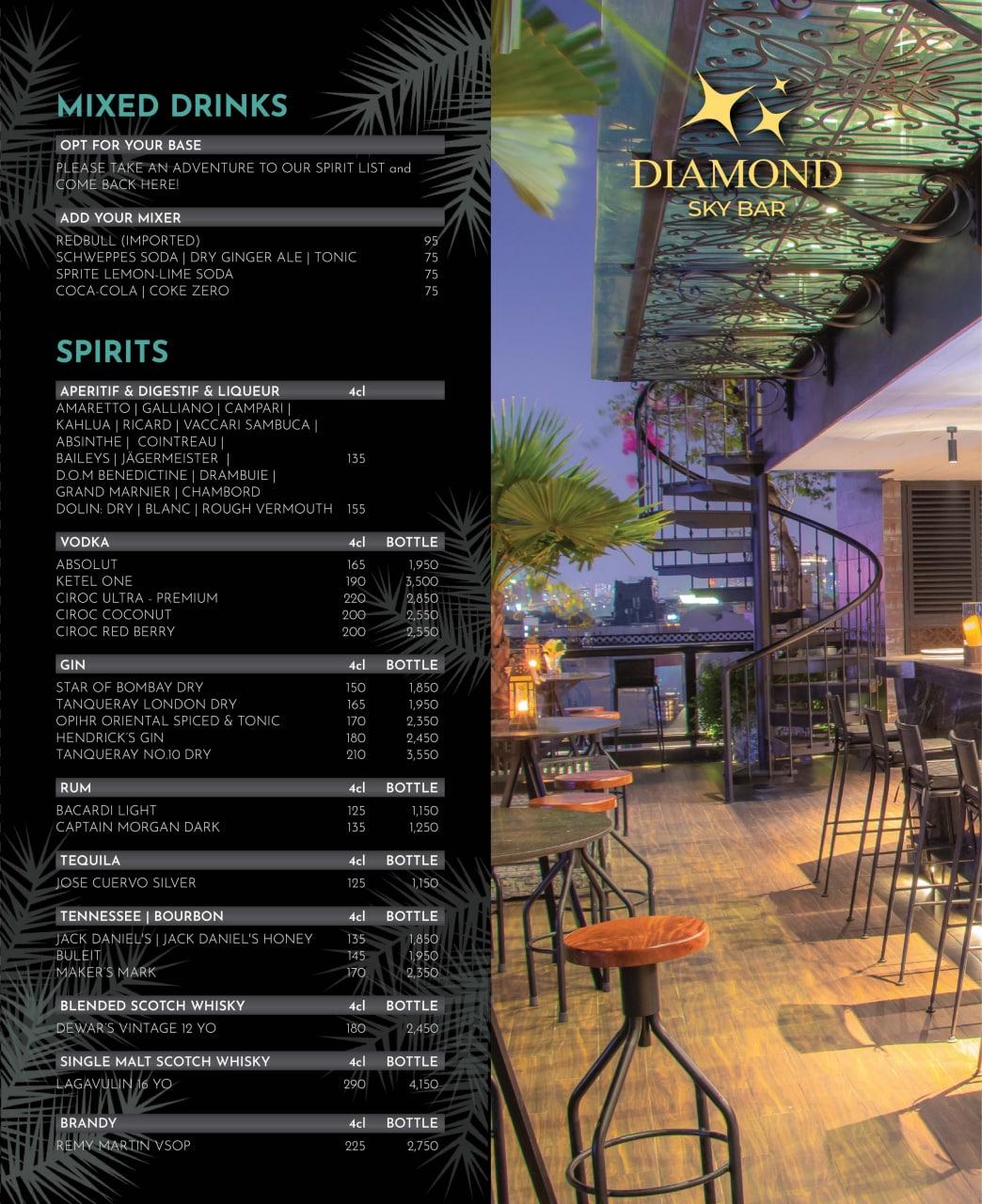 Diamond Sky Bar - Quán bar có view đẹp nhất tại Hà Nội