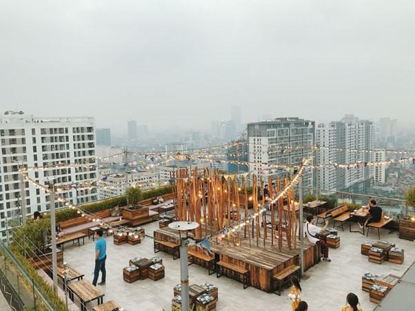 Trill Rooftop Cafe - Quán cafe cực chill, ngàn view sống ảo ở Hà Nội 