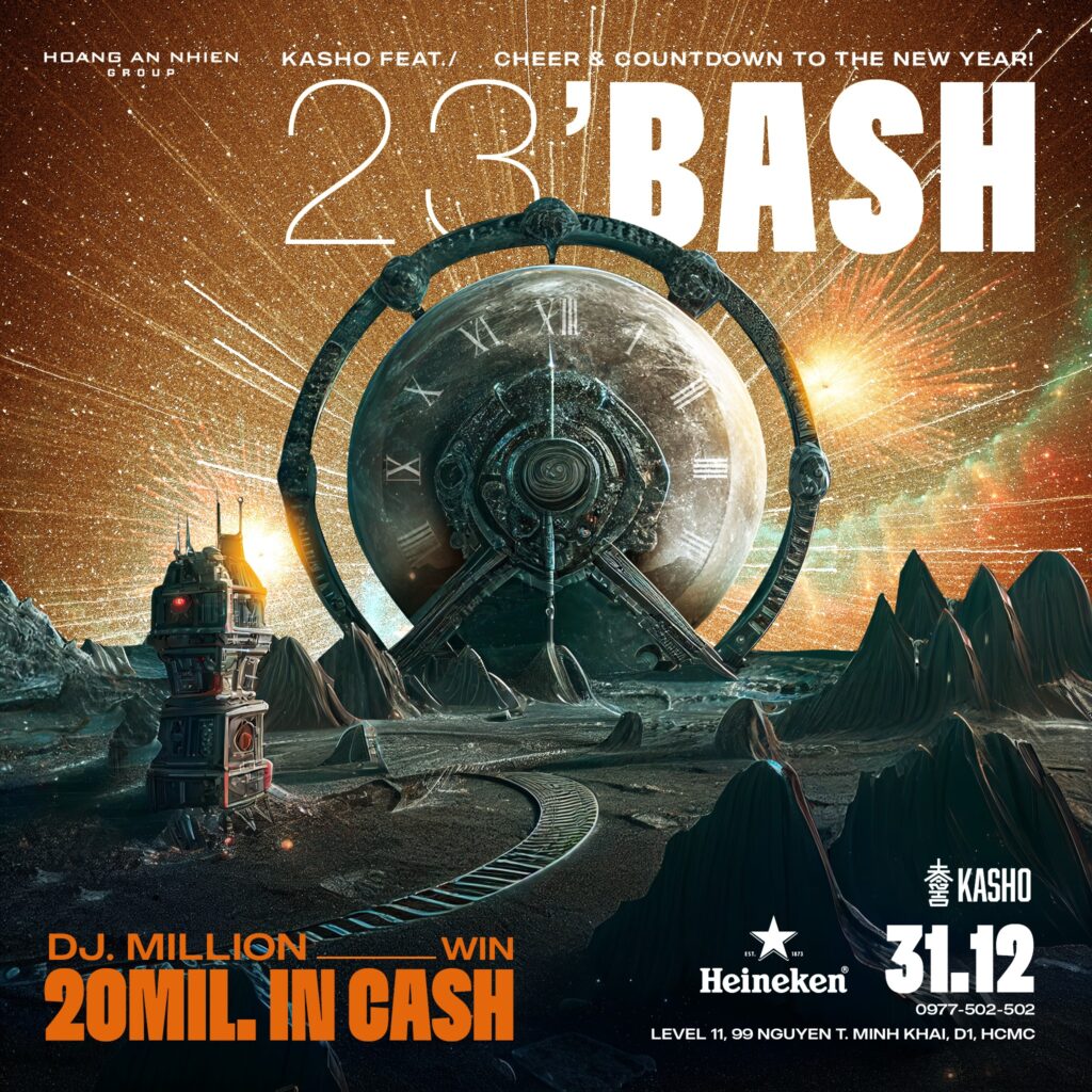 Cùng Kasho Club tạm biệt năm cũ, đón chào năm mới tại event IT’S A 23’ BASH!!
