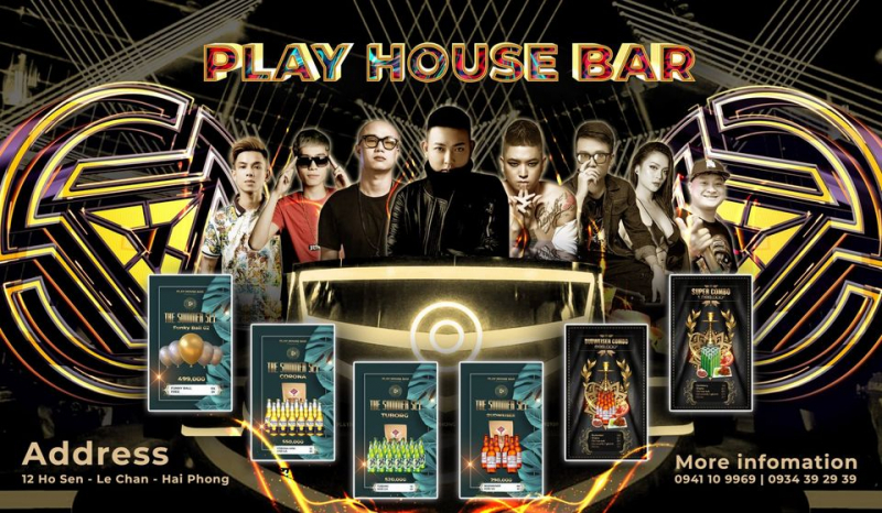 Play House Bar - quán bar bình dân phù hợp cho giới trẻ và sinh viên Hải Phòng