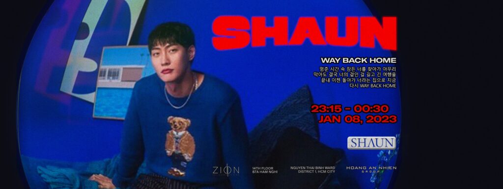 Có hẹn với SHAUN tại Zion Sky Lounge & Dining chủ nhật tuần này 8/1/2023