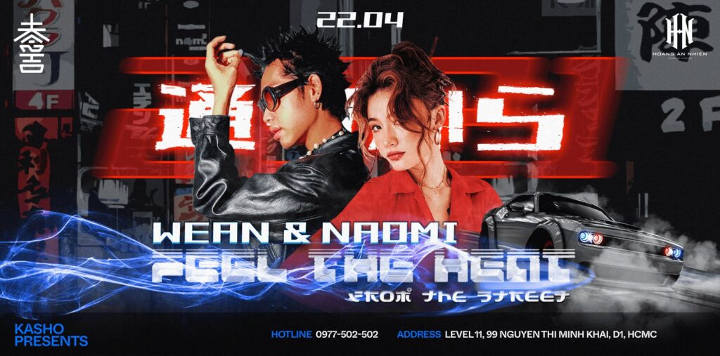 Thưởng thức âm nhạc cùng WEAN & NAOMI vào 22.4.2021 này tại - Kasho Club
