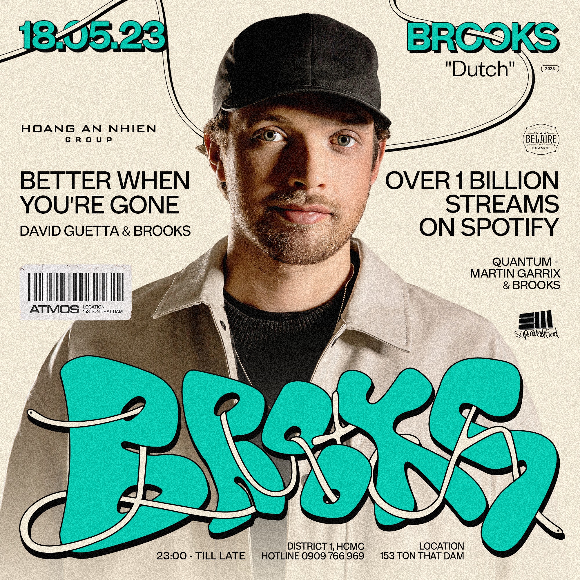 [18.05.2023] Gặp gỡ DJ người Hà Lan "Brooks" tại Atmos Club