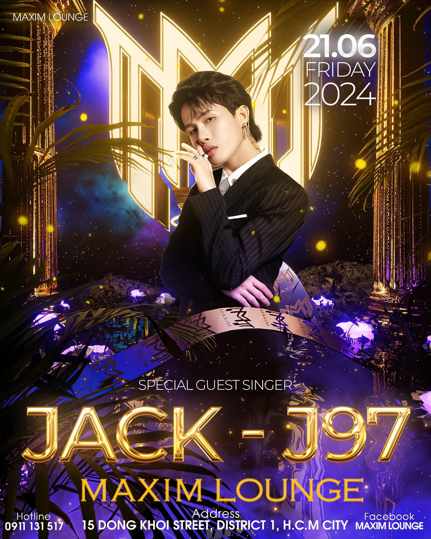 MAXIM LOUNGE - Singer Jack97 |21.06.2024|