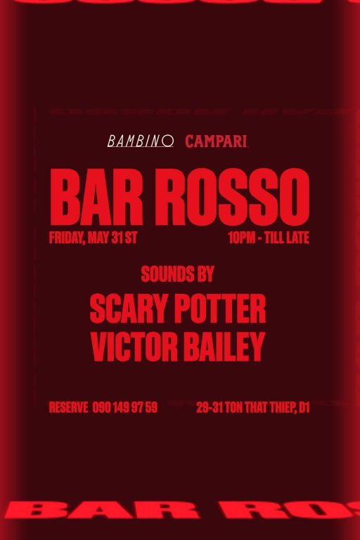 BAR ROSSO BY CAMPARI - Friday, may 31st